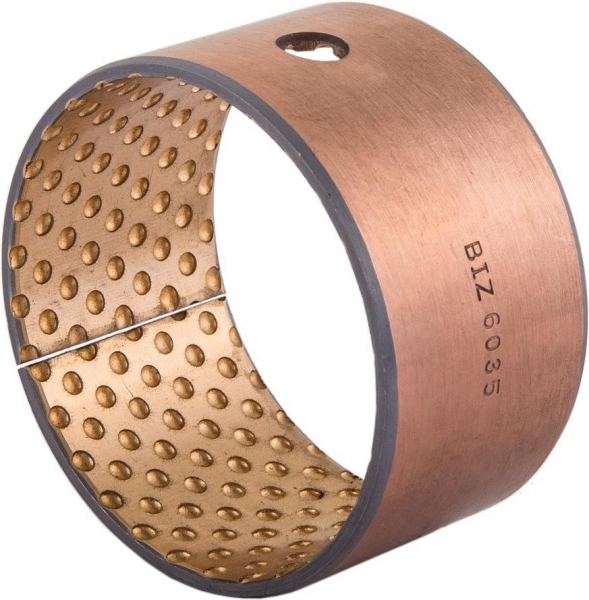 Gleitlager BIV-MET - Gerolltes - Stahl/Bronze - 12/14x15 mm