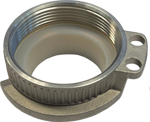 Tank Truck Coupling - Female Thread - DN80 - VK adapter - SS 316 - PFA coated