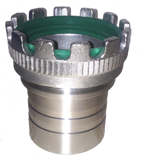 Tank Truck Coupling with shank for safety clamps - DN50 - Type MK - SS 316