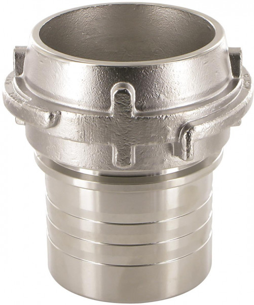 Tank Truck Coupling with shank for safety clamps - DN50 - Type VK - SS 316