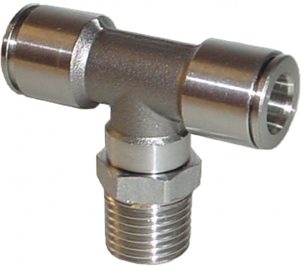 TEE IKD 6mm x 1/8" Stainless Steel Tapered Swivel