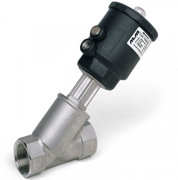 Klappenventil ø63 Edelstahl G1 1/4" NO