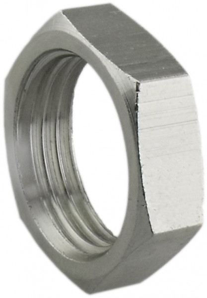 Nut G1 1/4" brass/vern. H=6mm