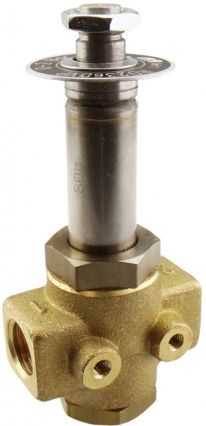 2/2-way solenoid valve 1/4 NO 6mm 0-2bar