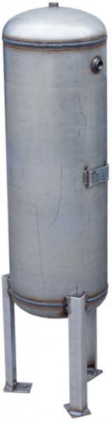 Compressed air tank 1000L ø800 11 bar SS316