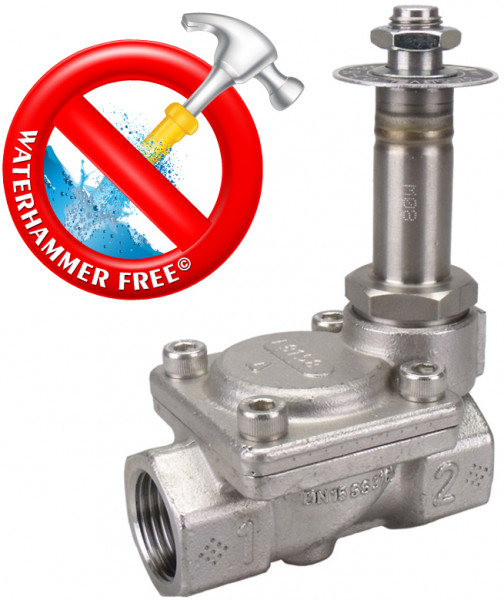 2/2-way solenoid valve 1/2" NO stainless steel/EPDM 0.3-16bar