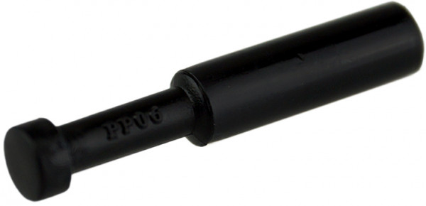 Plug 4mm black (PP 0400N)