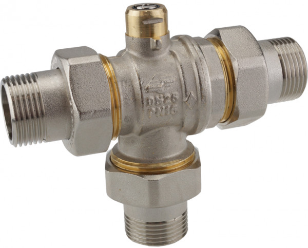 3-way ball valve G1" electric motor