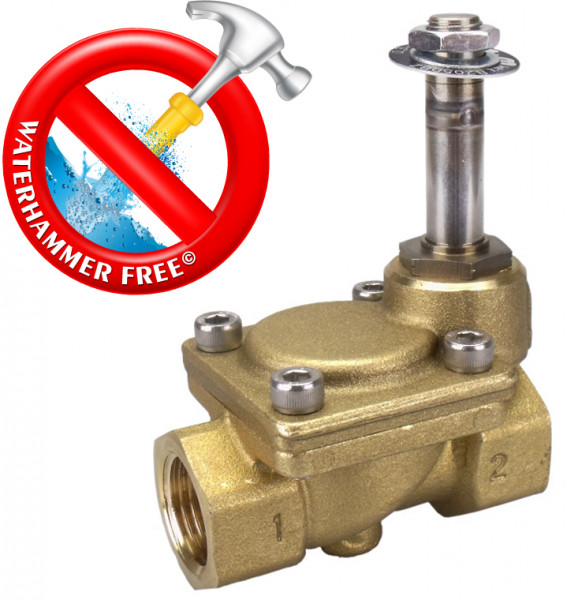 2/2-way solenoid valve Indirect G1/2" NC EPDM