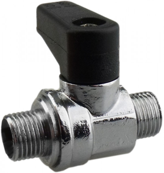 Mini ball valve G3/8" x G1/4" Male x Male