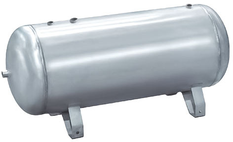 Horizontaler Tank 5L 11 bar Edelstahl