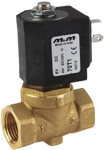 Magnetventil BI-stabil G1/2" 6VDC