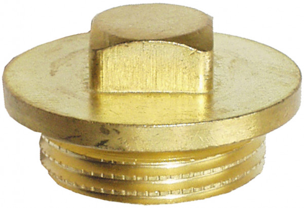 Stecker 3/4" Messing-Blank