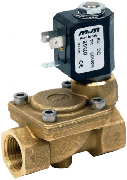 2-way Bi-stable solenoid valve NC G1/2