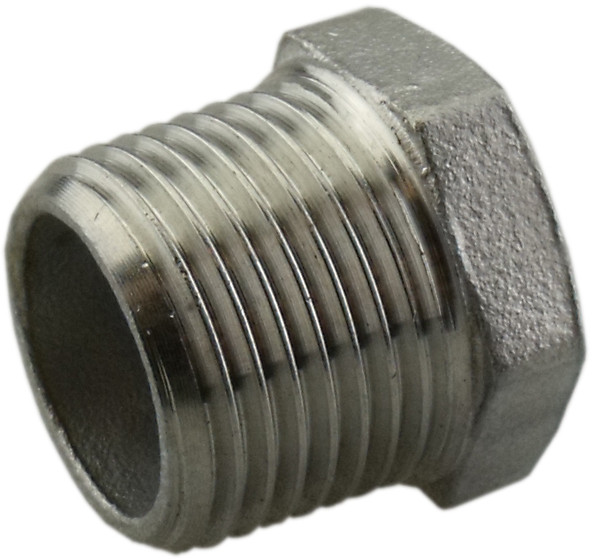 3/8" Stainless Steel Tapered Plug