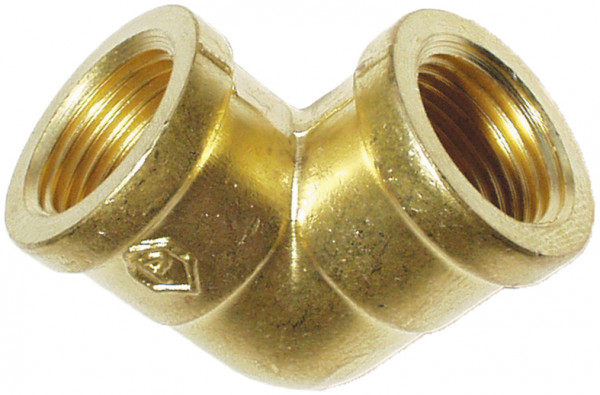 Knie-F.F. 1/2" Messing