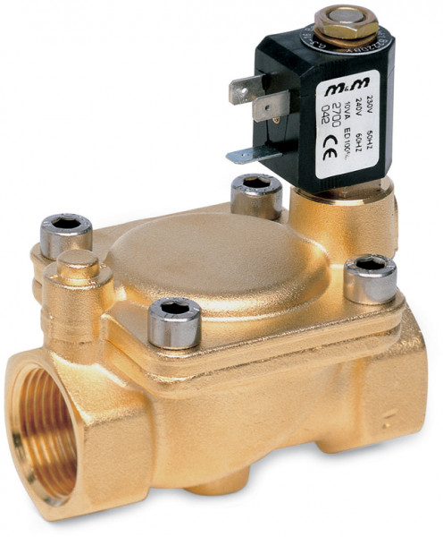 2/2-way solenoid valve 3/8 NC 0.3-16 bar