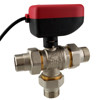 Kugelhahn 3-Wege elektr. betätigt 1/2" 230VAC