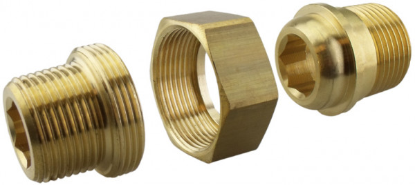 BN-K 3-piece R1/2" brass blank