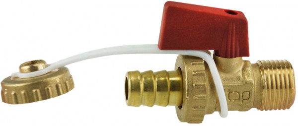 Auslaufhahn Schlauchanschluss 1/2"