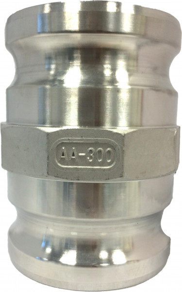 Camlock-Kupplung - Vaterteil x Vaterteil - DN25 x DN25 - Edelstahl 316