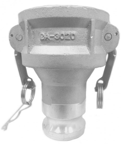 Camlock coupling - Male x Female - DN150 x DN100 - Aluminum