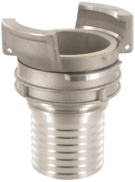Guillemin Coupling x Hose tail - DN100 x 100mm - Aluminium