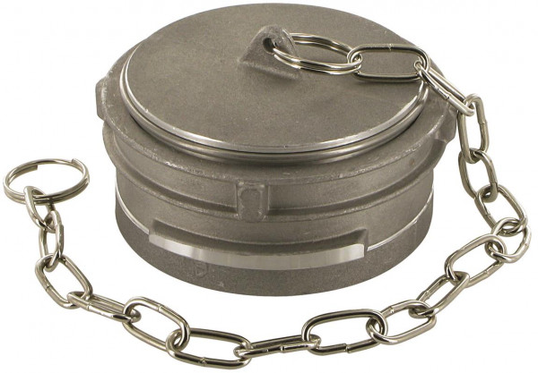 Guillemin Kupplung - blindkappe - mit Arretierung - DN20 - Edelstahl 316