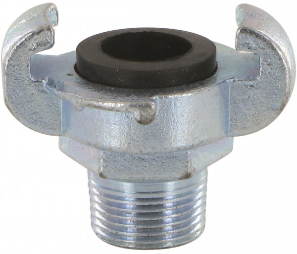 claw coupling x Male thread - without safety clip - 42mm x 3/8" - Steel
