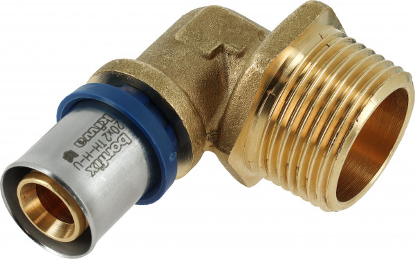BONFIX Alu-press Elbow male 1" x 20 mm