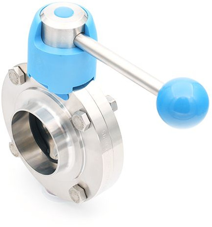Dairy Fitting - DIN 11851 - Butterfly Valves - Male x Liner - DN15 - Stainless Steel 304 - Seal Silicone