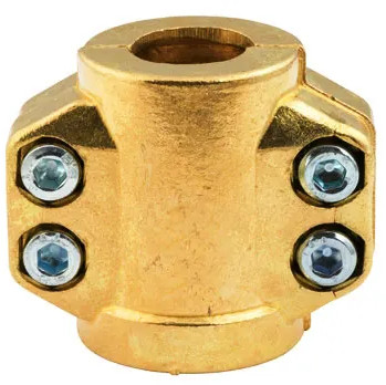 Klemmschalen set fur Dampfkupplung  - Edelstahl - 38x8 - (Spannbereich: 53-56 mm)
