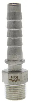 Dampfkupplung - 1-1/4" AG NPT x 32mm - Edelstahl