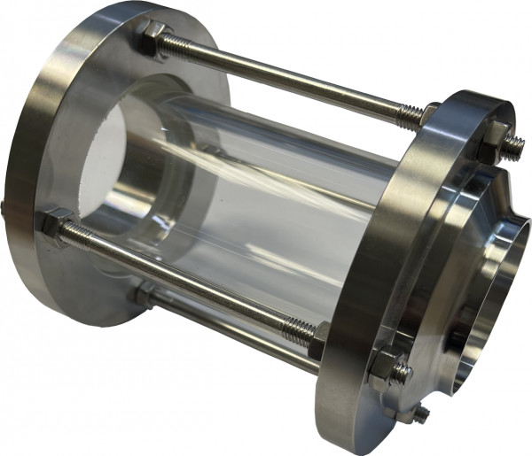 Dairy Fitting - DIN 11851 - Tubular sight glass with welding ends - DN50 - SS 316