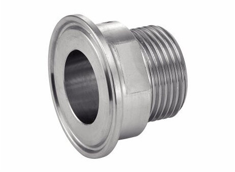 Tri Clamp Fitting - DIN 32676 - Screw-in ferrule - 25mm x 1/2" x 1/8" Male Thread