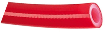 Silicone hose - with insert - Red - 9 x 15mm (Per meter)