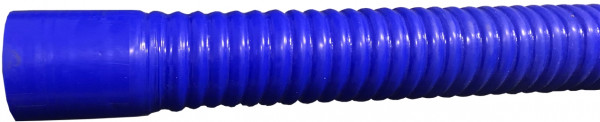 Flexible Silicone Hose with Smooth Spout - 15 x 25mm - Blue (Per Length 35cm)