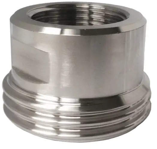 Dairy Fitting - DIN 11851 - Threaded Inside - DN15x1/2" - Stainless Steel 316
