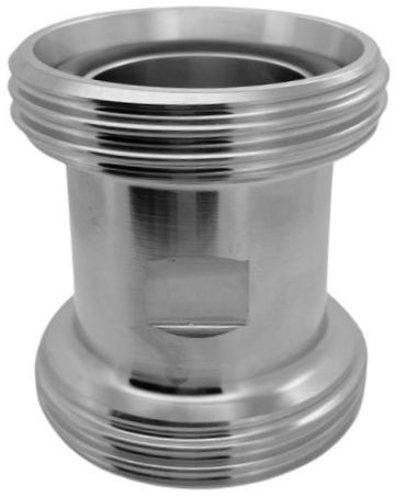 Dairy Fitting - DIN 11851 - Connection Male x Male - DN100 x DN100 - Stainless Steel 316