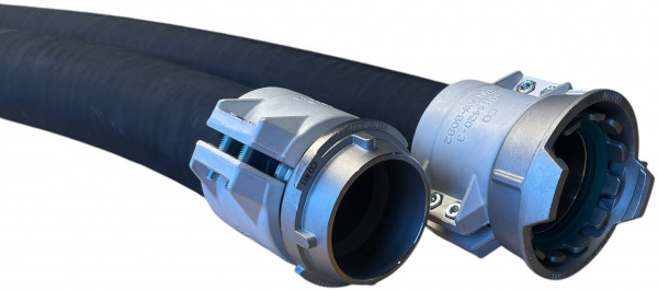 Industrieschlauch S/D - Komplett mit TW (VK-MK) Kupplungen - 100mm - 3meter