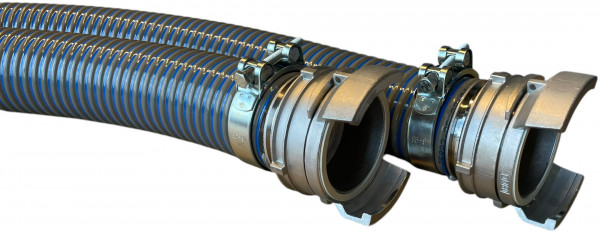 Universalschlauch S/D - Komplett mit Guillemin Kupplungen - 75mm - 8meter