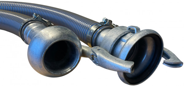 Universalschlauch S/D - Komplett mit Perrot Cardan Kupplungen - 75mm - 5meter