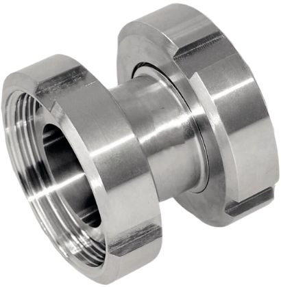 Milchrohrverschraubung - DIN 11851 - Verbindungstück - Kegelstutz x Kegelstutz - DN50 x DN50 - Edelstahl 304