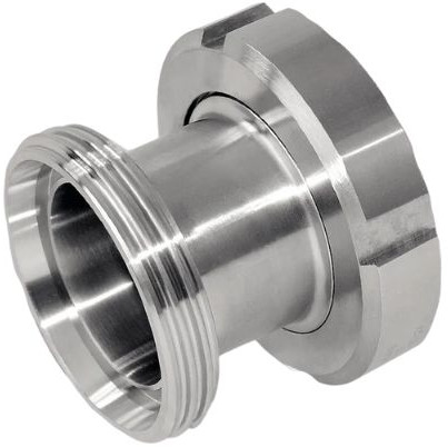 Dairy Fitting - DIN 11851 - Connection Male x Liner - DN40 x DN40 - Stainless Steel 316