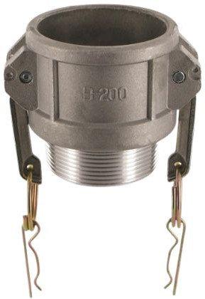 Camlock Mutterteil mit Außengewinde - Typ B - Aluminium - 2-1/2” - DN 65 - B250