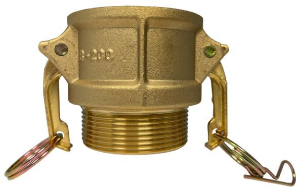 Camlock Mutterteil mit Außengewinde - Typ B - Messing - 2” - DN 50 - B200