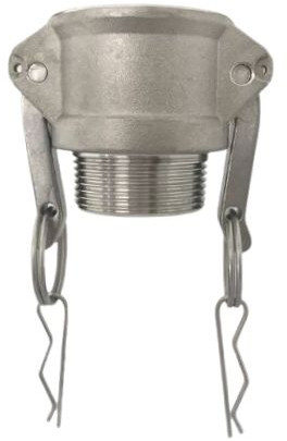 Camlock Mutterteil mit Außengewinde - Typ B - Edelstahl-316 - 1-1/2" - DN 40 - B150