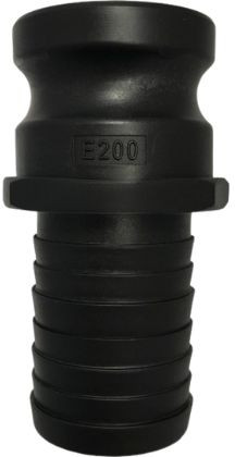 Camlock Vaterteil mit Schlauchtülle - Typ E - PP (Polypropylen) - Schlauchtülle 32 mm - DN 32 - E125