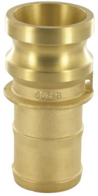 Camlock Male with Hose Tail - Type E - Brass - Hose Tail 50 mm - DN 50 - E200