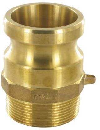 Camlock Vaterteil mit Außengewinde - Typ F - Messing - 2” - DN 50 - F200